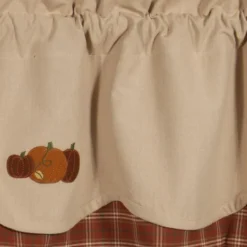 3 Fall Pumpkins Valance - 72x15.5 -Beautiful Decoration 3 Fall Pumpkins Valance 72x15 5 640970733562 image3 96048.1689052671