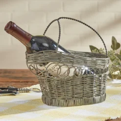Beautiful Decoration -Beautiful Decoration Albany Wire Wine Bottle Holder 762242043794 image2 64719.1667565468