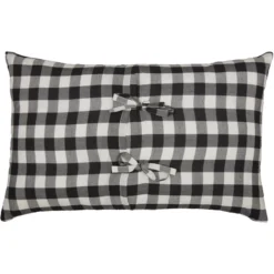 Annie Buffalo Check Black Happy Pumpkin Pillow - 14x22 -Beautiful Decoration Annie Buffalo Check Black Happy Pumpkin Pillow 14x22 840528153105 image3 24719.1691506928