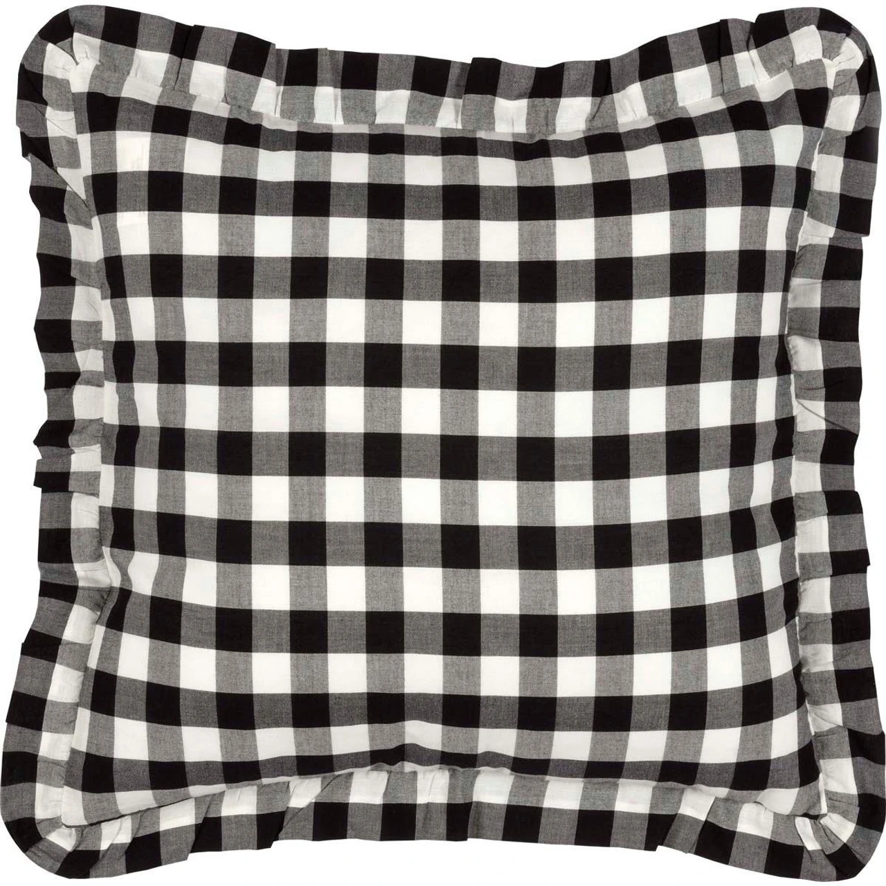 Annie Buffalo Check Black Pillow - 18x18 1 Annie Buffalo Check Black Pillow - 18x18
