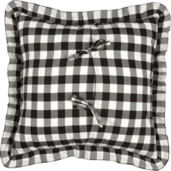 Annie Buffalo Check Black Pillow - 18x18 5 Annie Buffalo Check Black Pillow - 18x18 -Beautiful Decoration Annie Buffalo Check Black Pillow 18x18 840528164903 image3 17875.1689052547