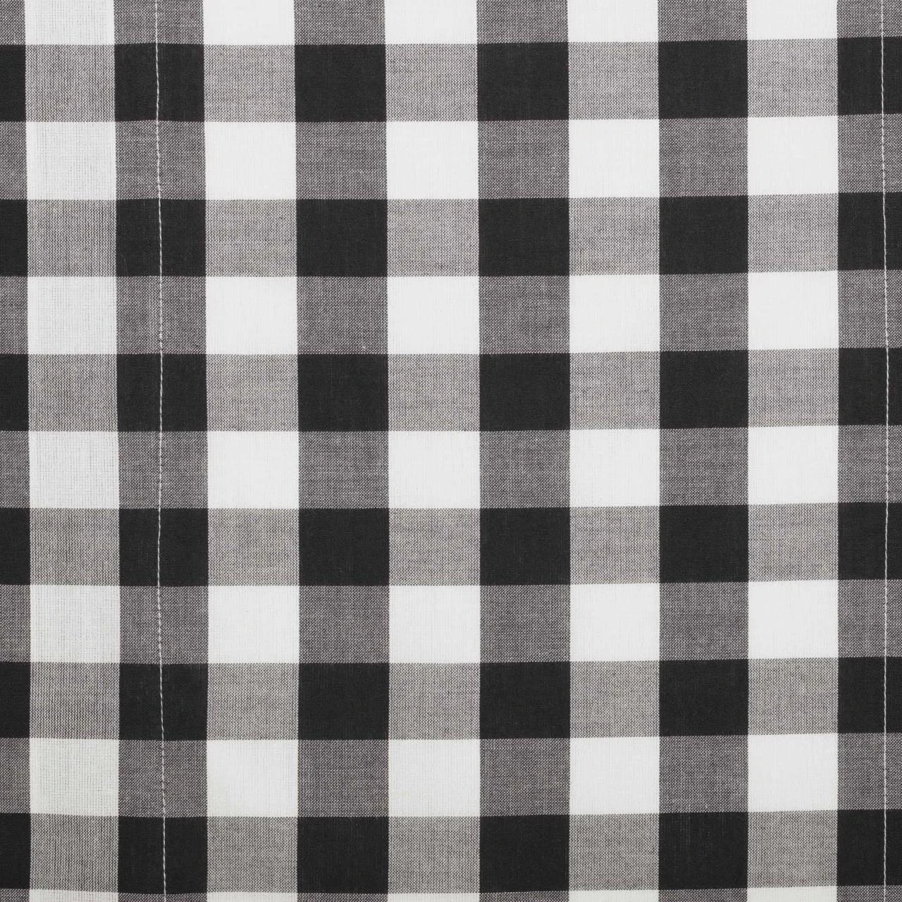 Annie Buffalo Check Black Ruffled Panels - 80x84 4 Annie Buffalo Check Black Ruffled Panels - 80x84 - Image 4
