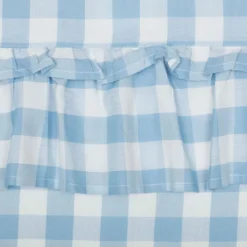 Annie Buffalo Check Blue Prairie Gathered Curtains - Ruffled 72x36 -Beautiful Decoration Annie Buffalo Check Blue Prairie Gathered Curtains Ruffled 72x36 810055892785 image4 92813.1681408211