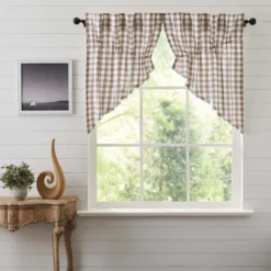 Annie Buffalo Check Portabella Prairie Gathered Curtains - 72x36 6 Annie Buffalo Check Portabella Prairie Gathered Curtains - 72x36 -Beautiful Decoration Annie Buffalo Check Portabella Prairie Gathered Curtains 72x36 810055893140 image3 54596.1681406194