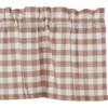 Annie Buffalo Check Portabella Valance - 72x16