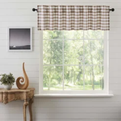 Annie Buffalo Check Portabella Valance - 72x16 -Beautiful Decoration Annie Buffalo Check Portabella Valance 72x16 810055893195 image3 59455.1689089654