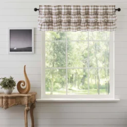 Annie Buffalo Check Portabella Valance - Ruffled 72x16 -Beautiful Decoration Annie Buffalo Check Portabella Valance Ruffled 72x16 810055893317 image3 59820.1683305498