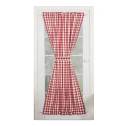 Annie Buffalo Check Red Door Panel - 40x72