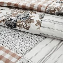 Annie Portabella Floral Patch Quilt -Beautiful Decoration Annie Portabella Floral Patch Quilt 810055893362 image3 16580.1634893719