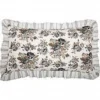 Annie Portabella Floral Ruffled Pillow Sham - King