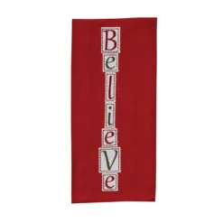 Believe Decorative Dishtowels - Set Of 2