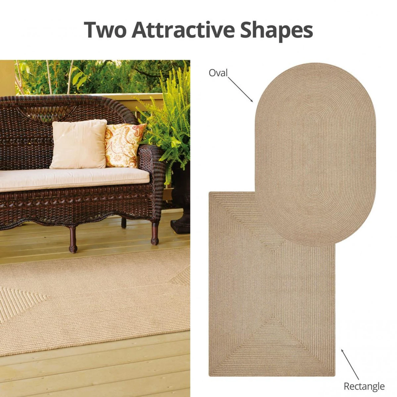 Biscuit Ultra Durable Braided Rugs 3 Biscuit Ultra Durable Braided Rugs - Image 3