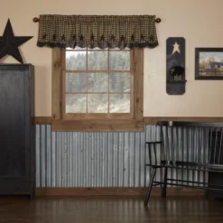 Black Star Valance - Lined Layered 72x16 6 Black Star Valance - Lined Layered 72x16 -Beautiful Decoration Black Star Valance Lined Layered 72x16 840528111273 image3 10303.1689045151