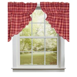 Braxton Prairie Gathered Curtains -72x36