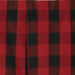 Buffalo Check Valance - Pleated 45x15 -Beautiful Decoration Buffalo Check Valance Pleated 45x15 400006804778 image3 72969.1689071733
