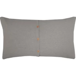 Burlap Dove Grey Pillow Sham - King -Beautiful Decoration Burlap Dove Grey Pillow Sham King 810055893850 image3 03299.1667553908