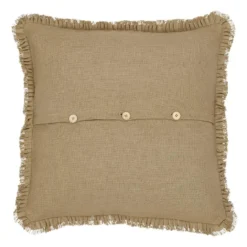 Burlap Natural Fringed Ruffle Pillow Sham - Euro Fabric 6 Burlap Natural Fringed Ruffle Pillow Sham - Euro Fabric -Beautiful Decoration Burlap Natural Fringed Ruffle Pillow Sham Euro Fabric 840528103124 image3 29111.1667556885