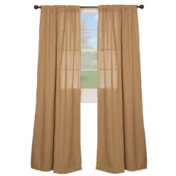 Burlap Natural Panels - 80x84