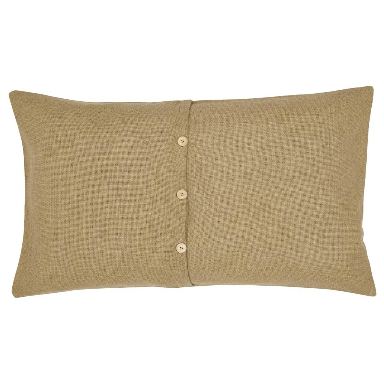 Burlap Natural Pillow Sham - King 4 Burlap Natural Pillow Sham - King - Image 4