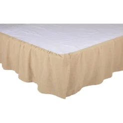 Beautiful Decoration -Beautiful Decoration Burlap Vintage Ruffled Bed Skirt 840528182839 image2 52577.1634895053