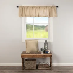 Burlap Vintage Valance - 72x16 -Beautiful Decoration Burlap Vintage Valance 72x16 840528182877 image3 39632.1689067138