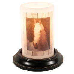 Candle Sleeve - Barn & White Horse