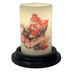 Candle Sleeve - Christmas Sleigh & Gifts