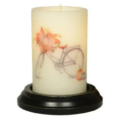 Candle Sleeve - Fall Bicycle
