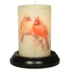 Candle Sleeve - Fall Cardinal Pair Vanilla