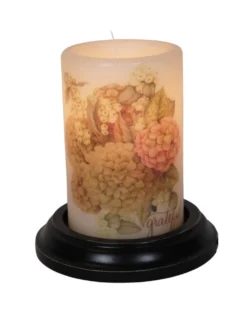 Candle Sleeve - Grateful Fall Hydrangea