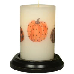 Candle Sleeve - Halloween Pumpkin Cluster