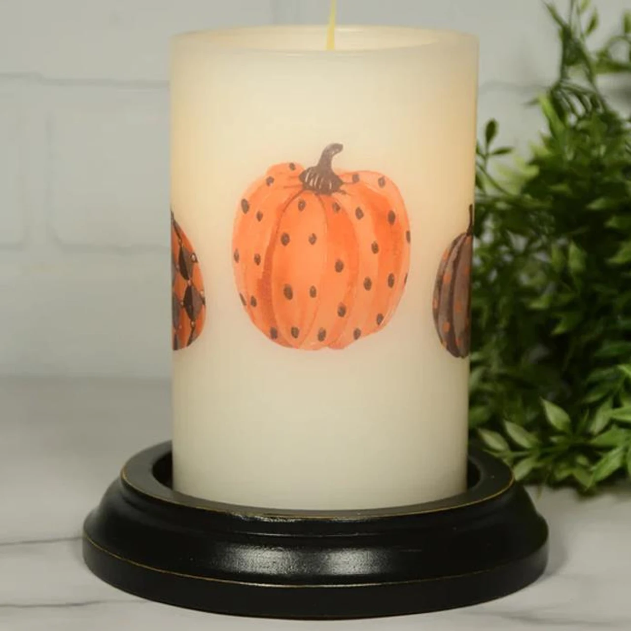 Candle Sleeve - Halloween Pumpkin Cluster 2 Candle Sleeve - Halloween Pumpkin Cluster - Image 2