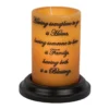 Candle Sleeve - Home Family Blessings