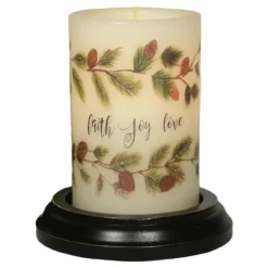 Candle Sleeve - Joy Garland