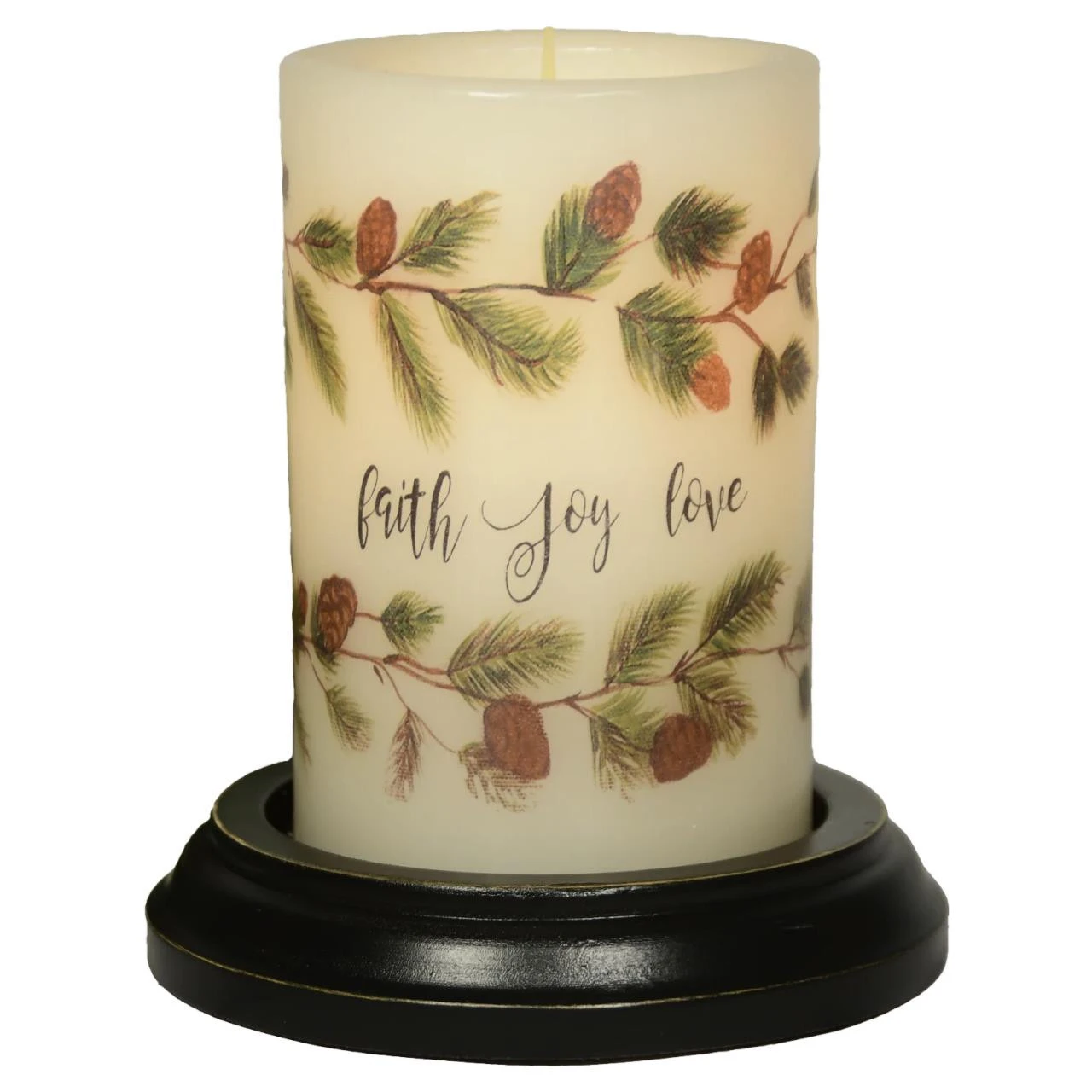 Candle Sleeve - Joy Garland 1 Candle Sleeve - Joy Garland