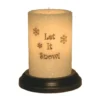 Candle Sleeve - Let It Snow