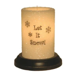 Candle Sleeve - Let It Snow
