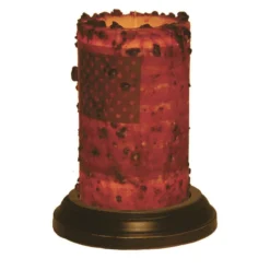 Candle Sleeve - Primitive Cinnamon Flag