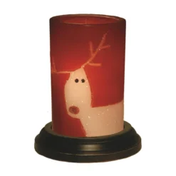Candle Sleeve - Rudolf Face Cranberry