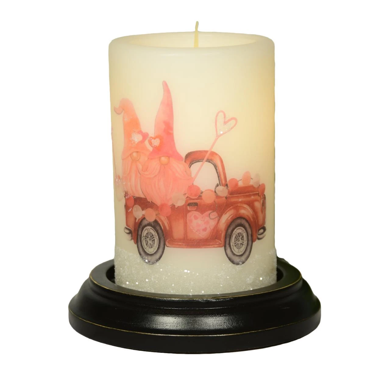 Candle Sleeve - Valentine Gnome Truck Vanilla 1 Candle Sleeve - Valentine Gnome Truck Vanilla