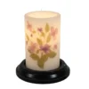 Candle Sleeve - Watercolor Violet Bouquet