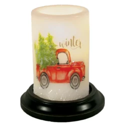 Candle Sleeve - Winter Truck