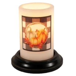 Candle Sleeve - Wreath Pumpkin Buffalo -Beautiful Decoration Candle Sleeve Wreath Pumpkin Buffalo 844558066138 image3 81259.1692918665