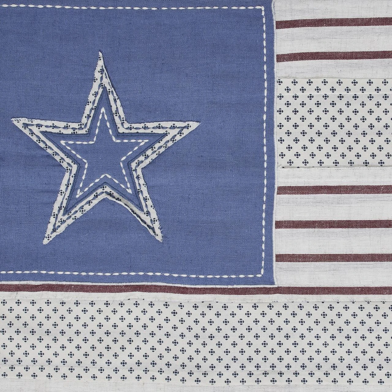 Celebration Patchwork Flag Pillow - 14x22 3 Celebration Patchwork Flag Pillow - 14x22 - Image 3