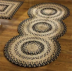 Cornbread Braided Rug Runner - 30x72
