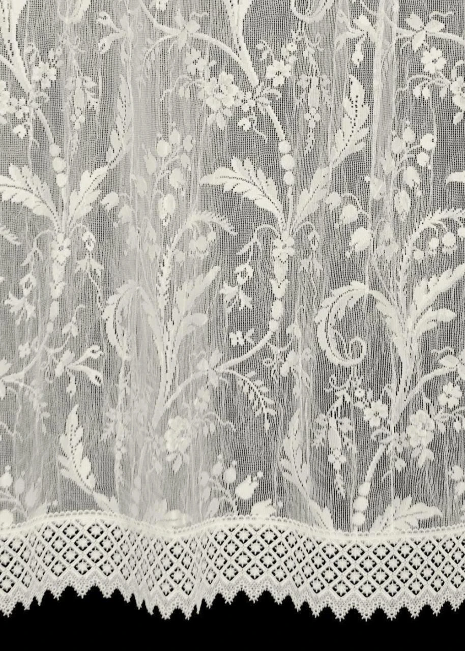 Coventry Ivory Lace Panel - W/Trim 3 Coventry Ivory Lace Panel - W/Trim - Image 3