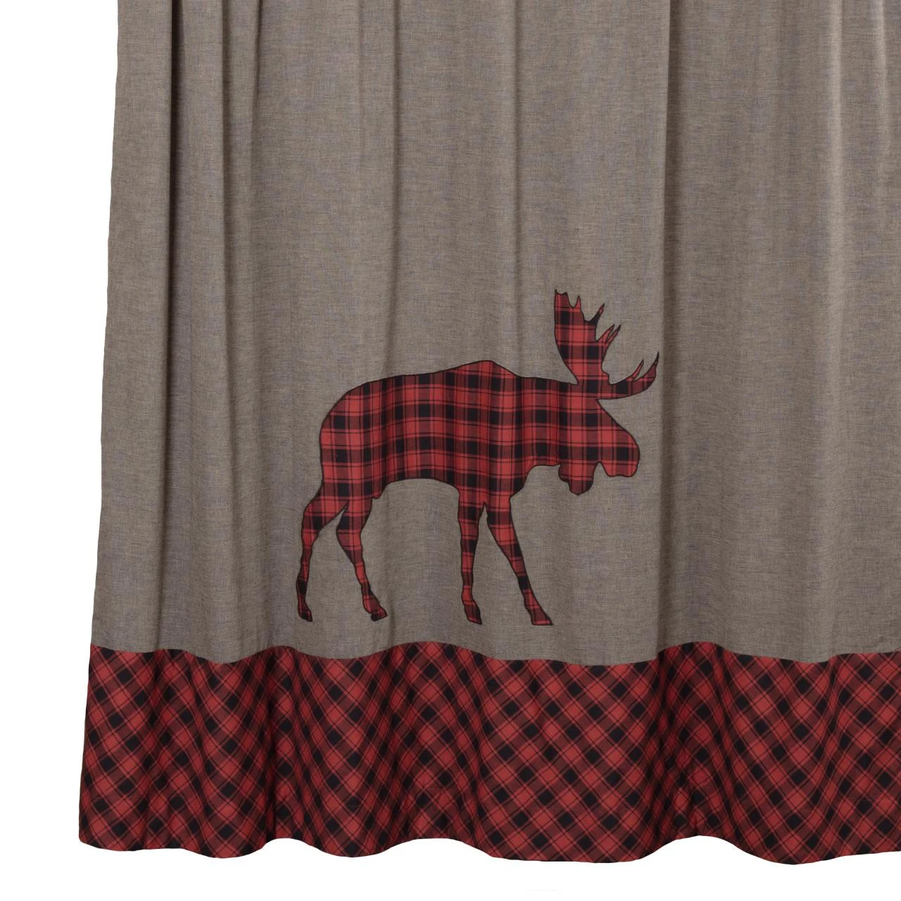 Cumberland By VHC Moose Shower Curtain 2 Cumberland By VHC Moose Shower Curtain - Image 2