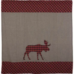Cumberland By VHC Moose Shower Curtain 5 Cumberland By VHC Moose Shower Curtain -Beautiful Decoration Cumberland by VHC Moose Shower Curtain 840528179747 image3 21193.1667558832
