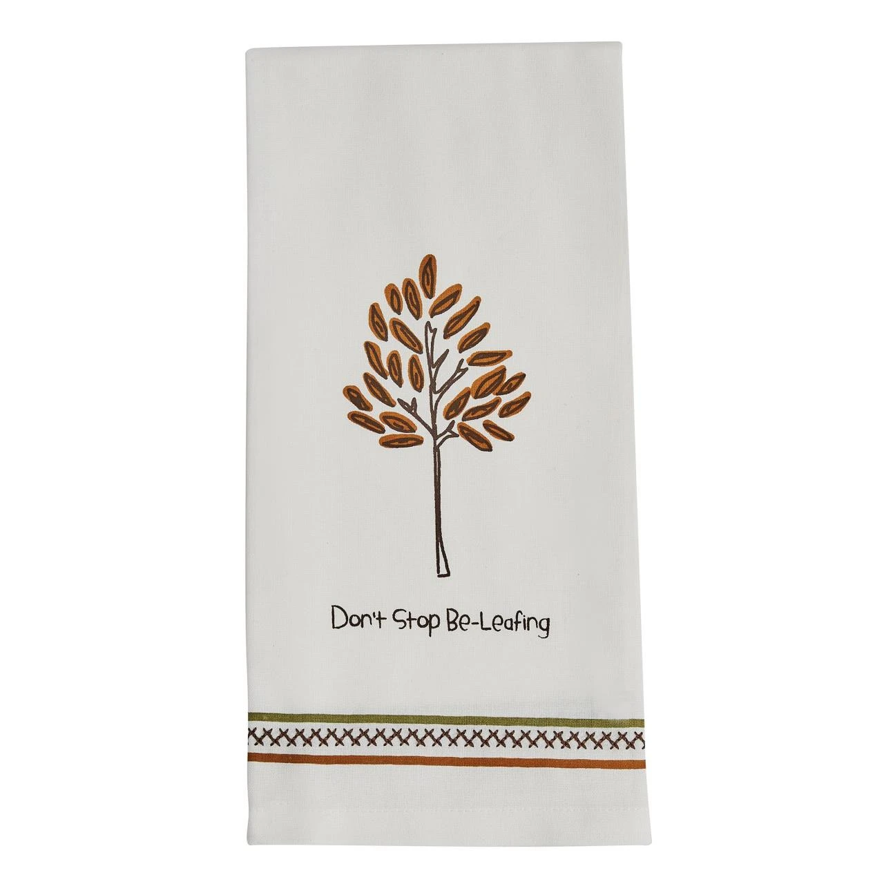 Don't Stop Be-Leafing Decorative Dishtowels - Set Of 2 1 Don't Stop Be-Leafing Decorative Dishtowels - Set Of 2
