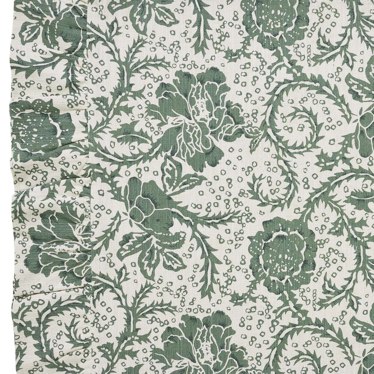 Dorset Green Floral Pillow Sham - Standard 3 Dorset Green Floral Pillow Sham - Standard - Image 3